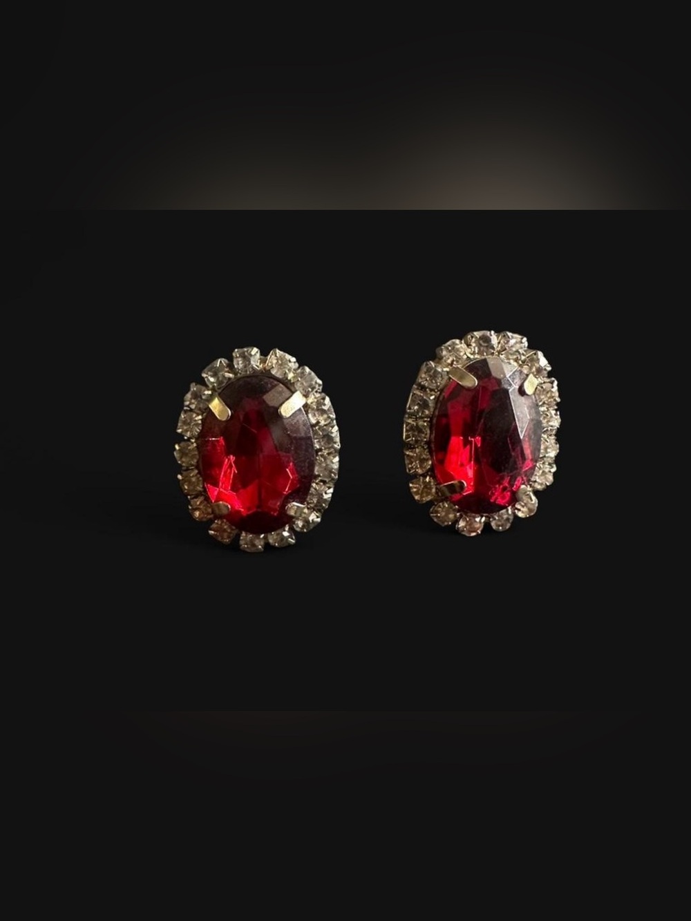 Red earrings